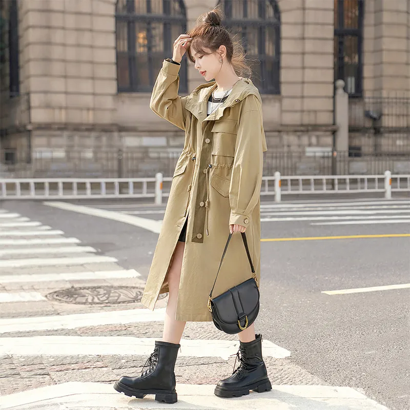 Cypress House Trench Coat Women's Khaki-1