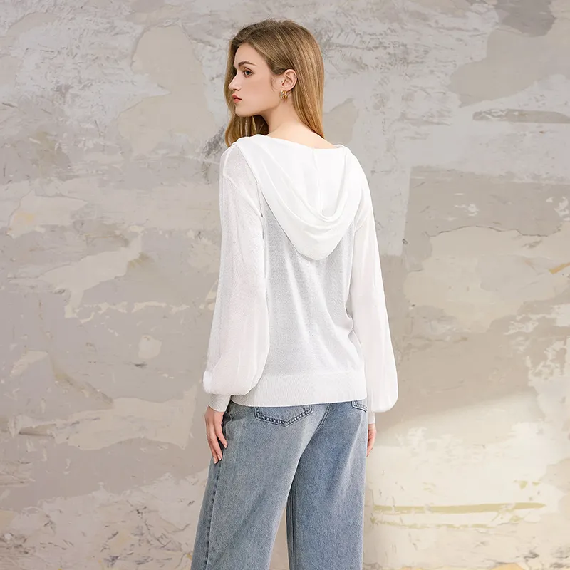 TOUCH Cropped Coat Women's White-2