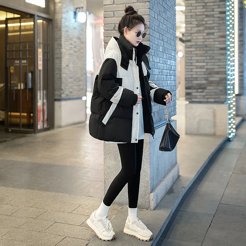 Cypress House Down Jacket Women's Black White-7