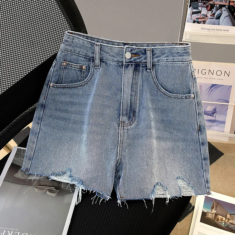 TOUCH Denim Shorts Women's Light Blue-3