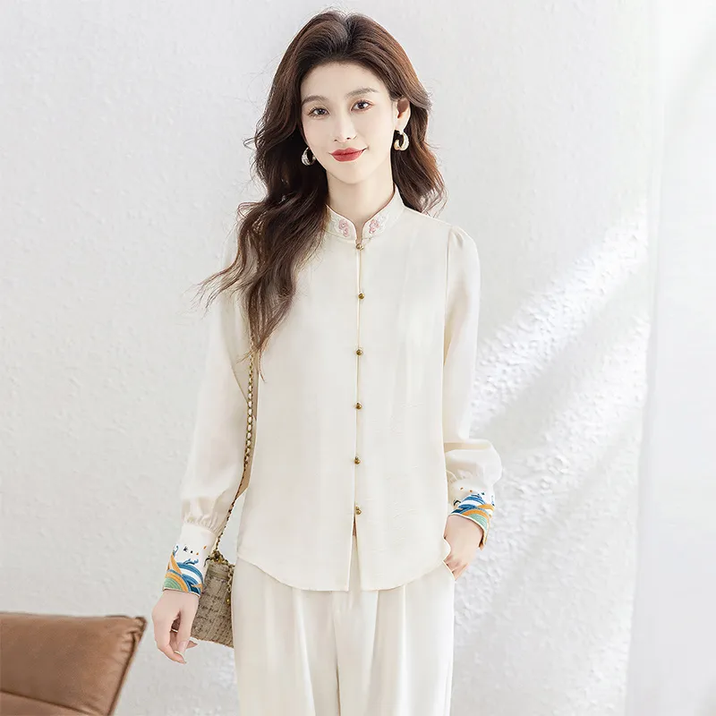 Cypress House Shirt Women's Creamy Apricot-1