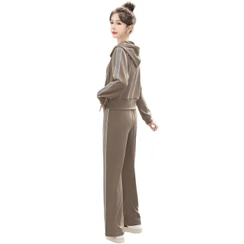 Cypress House Casual Suit Women's Gray Coffee
