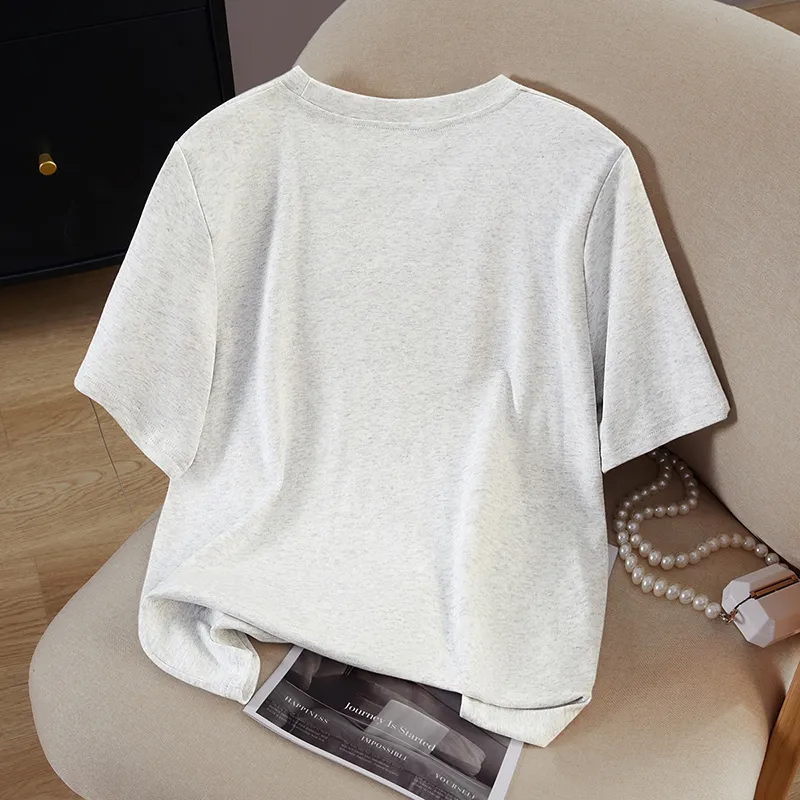 TOUCH T Shirts Women's Light Gray-3