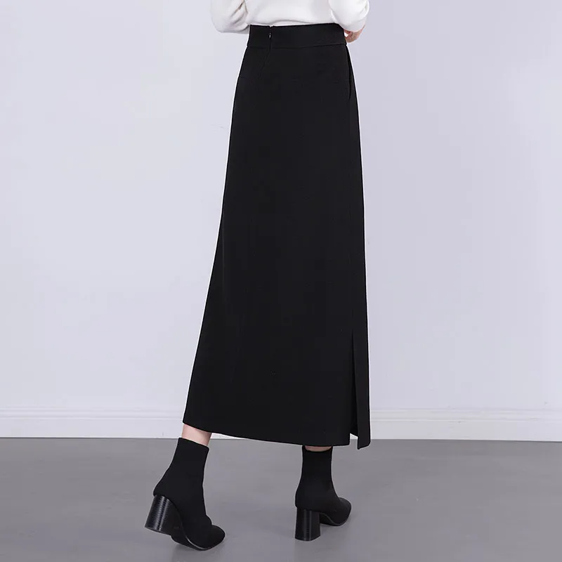 Cypress House Casual Long Skirt Women's Black-2