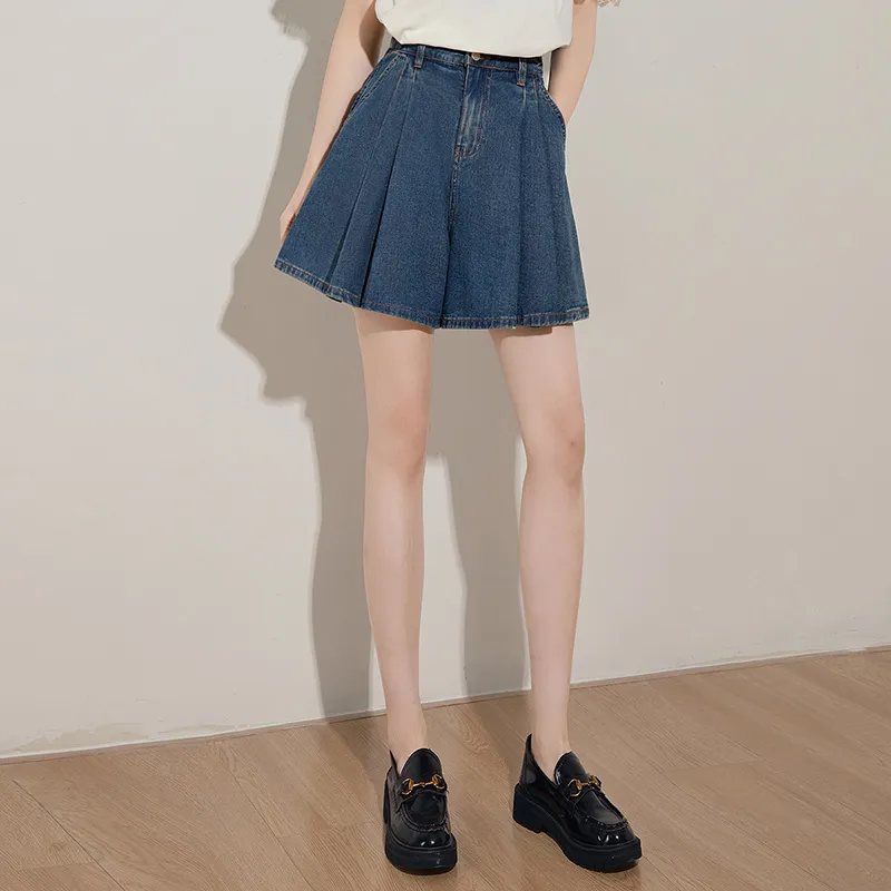 Cypress House Denim Shorts Women's Dark Blue-4