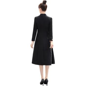 Cypress House Long Sleeved Dress Women's Black