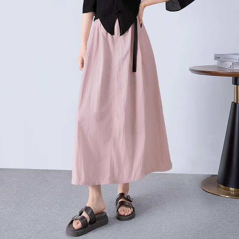 Cypress House Casual Long Skirt Women's Pink-4