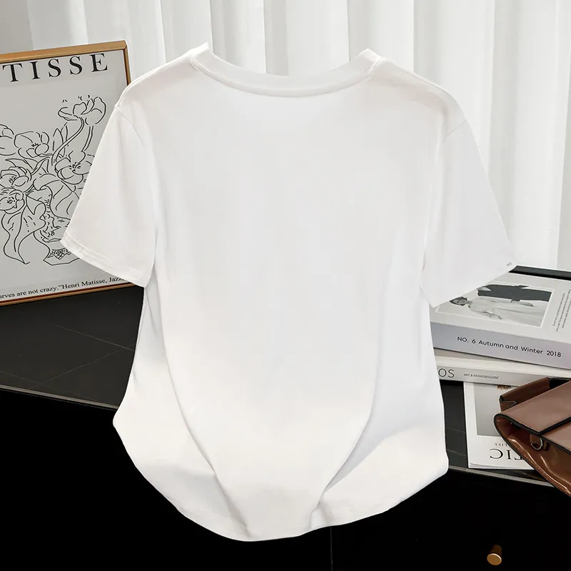 TOUCH Set in Sleeve T Shirt Women's-3