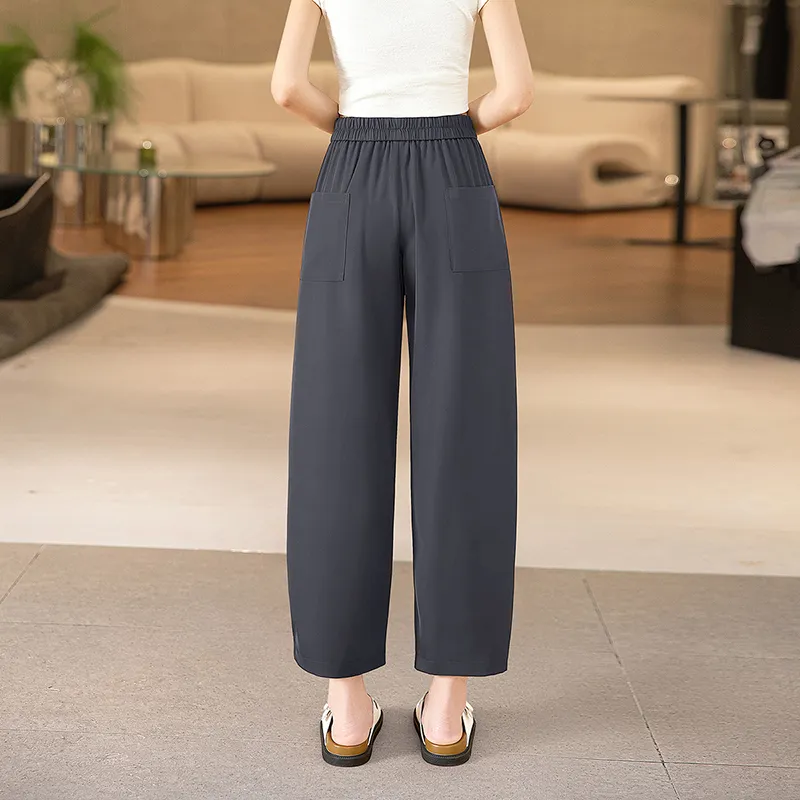 TOUCH Casual Pants Women's Dark Gray-3
