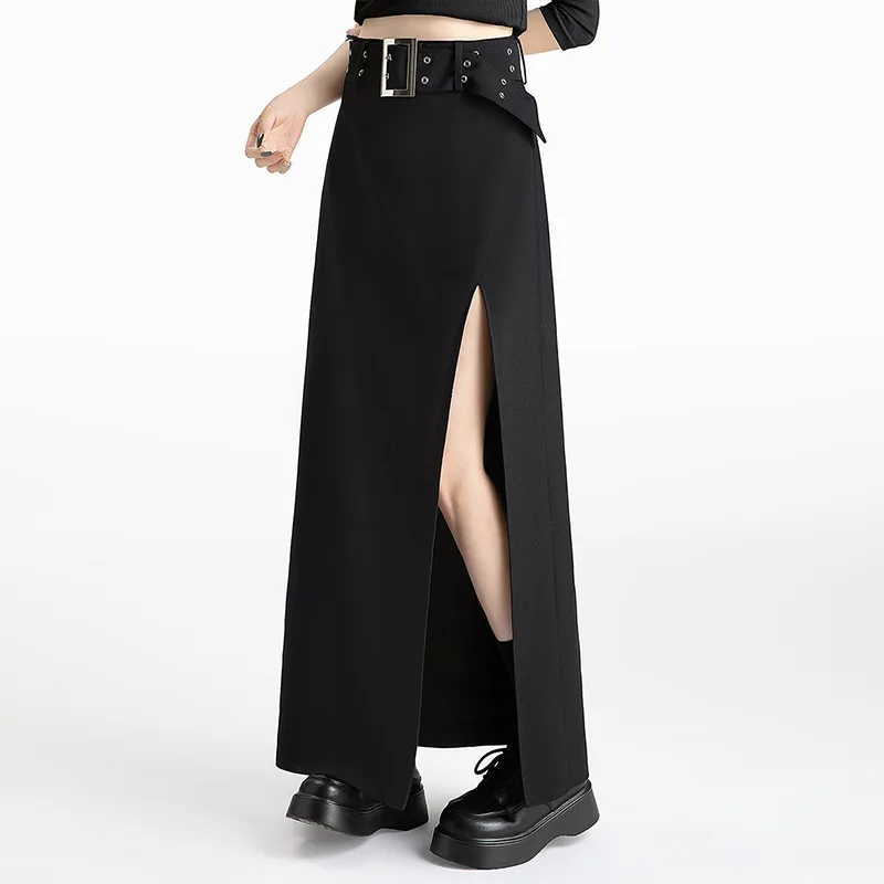 Cypress House Casual Long Skirt Women's Black-4
