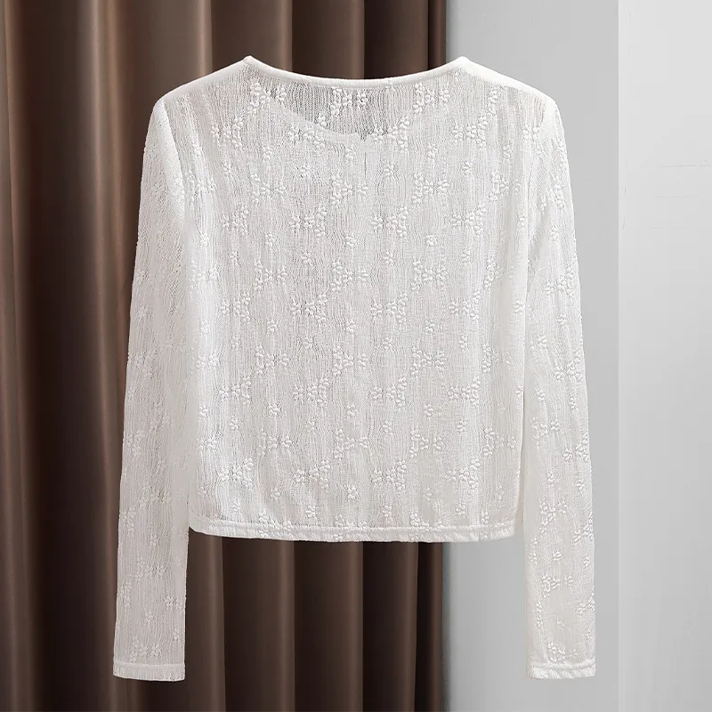 TOUCH Cropped Coat Women's White-4