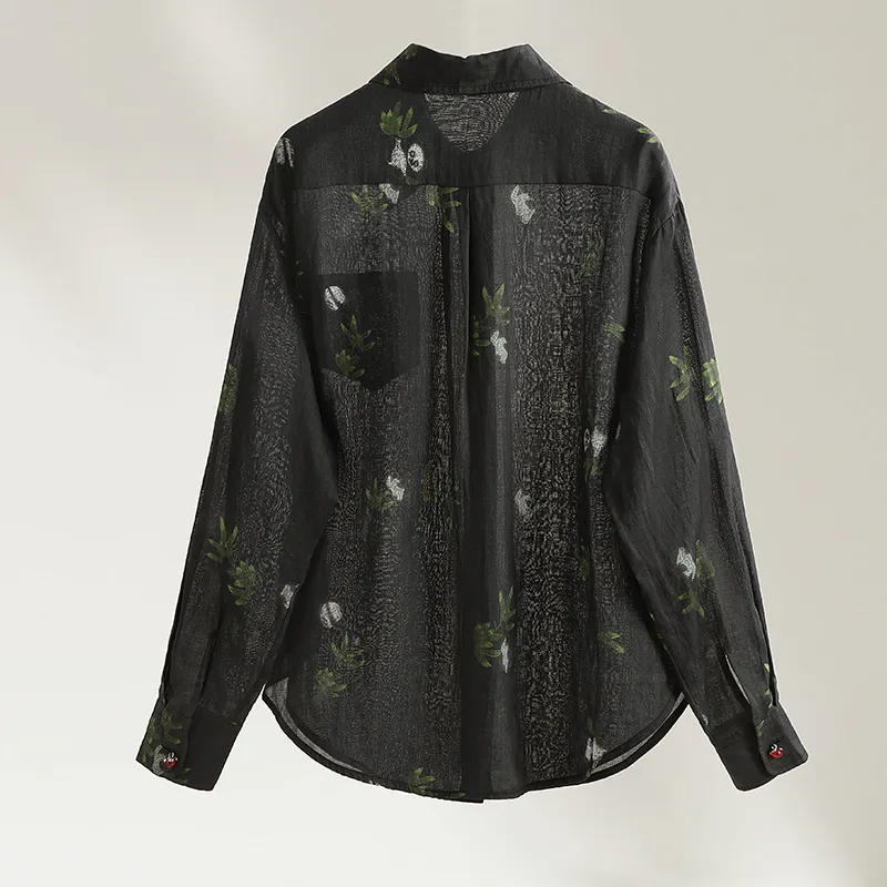 Cypress House Shirt Matching Set Women's Black-3