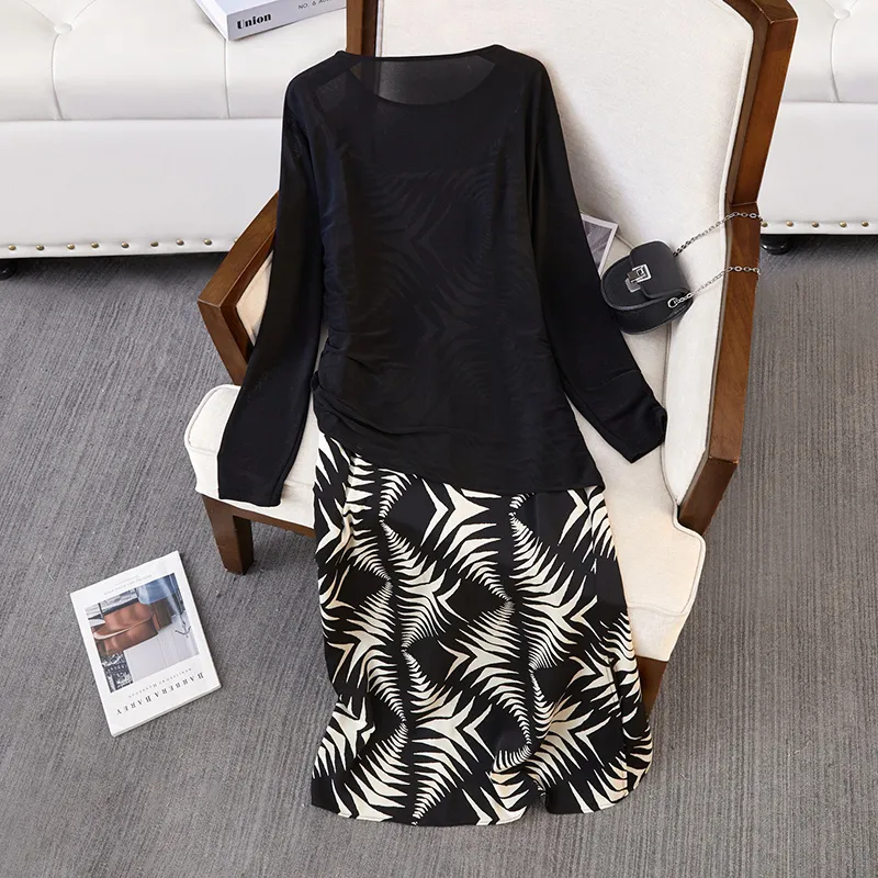 TOUCH Two Piece Skirt Sets Women's-3