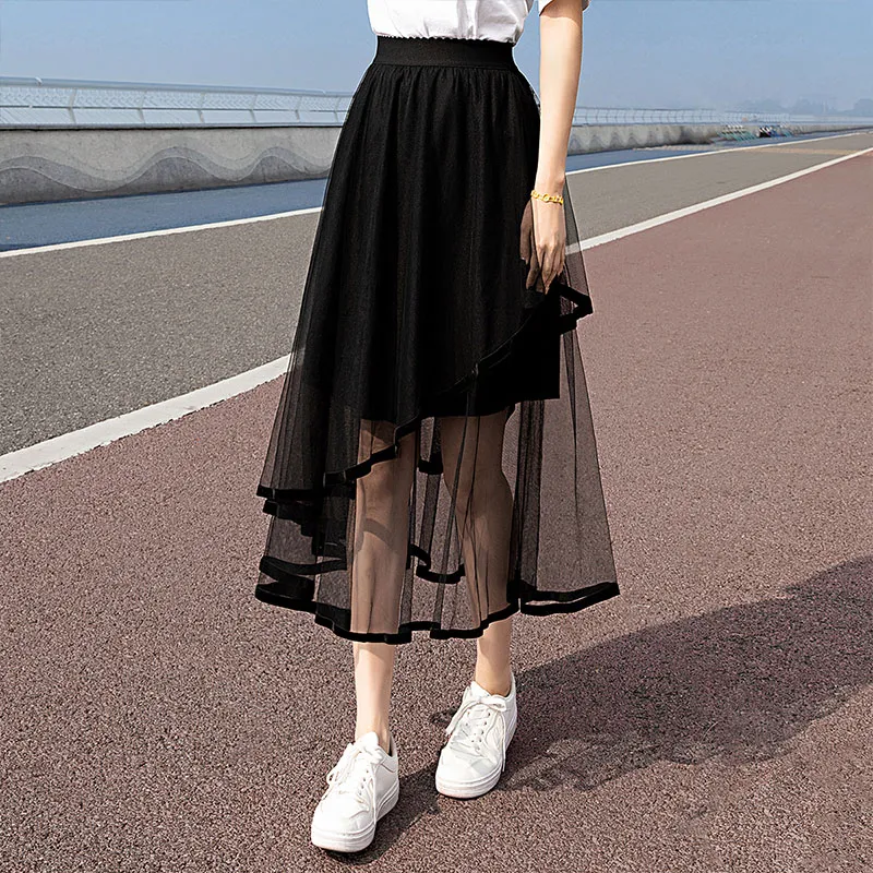 Cypress House Casual Long Skirt Women's Black-3