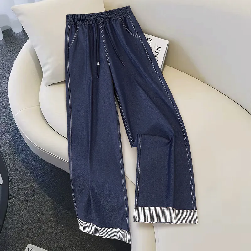 TOUCH Casual Pants Women's Dark Blue-2
