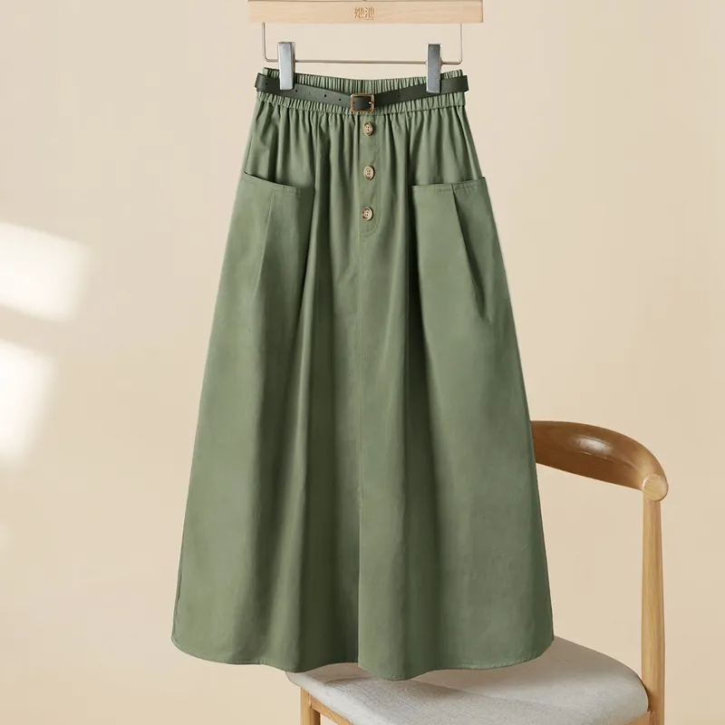TOUCH Casual Long Skirts Women's-4