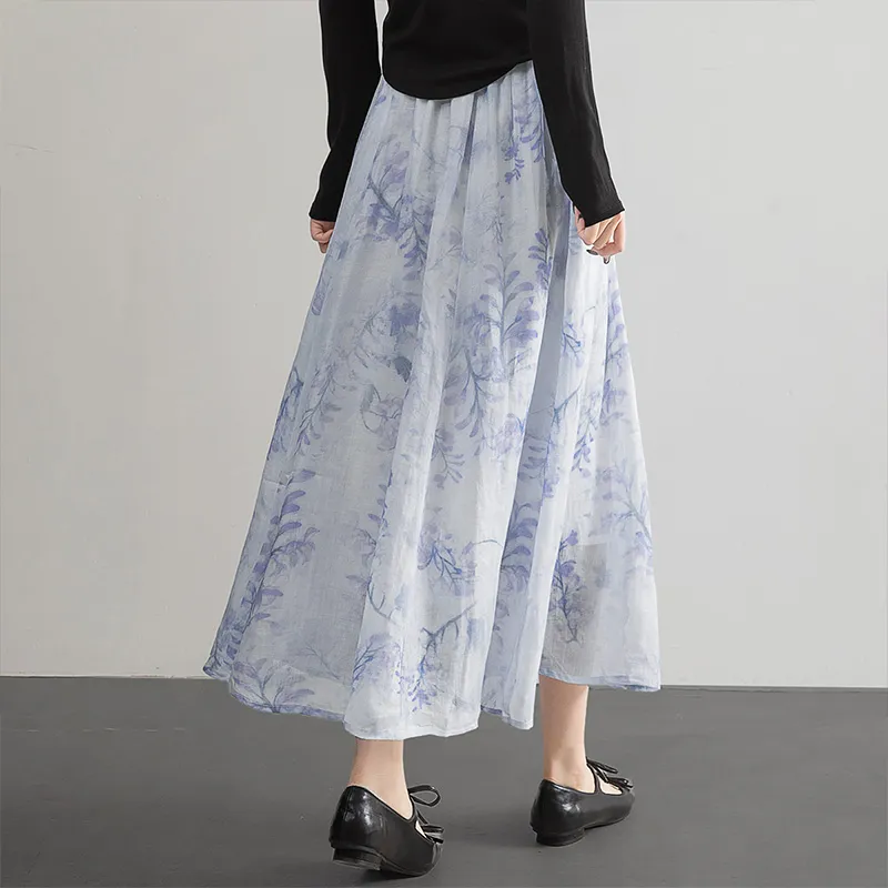 Cypress House Casual Long Skirt Women's Wisteria-3