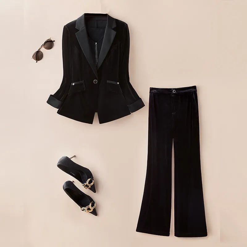 Cypress House Casual Suit Women's Black-2