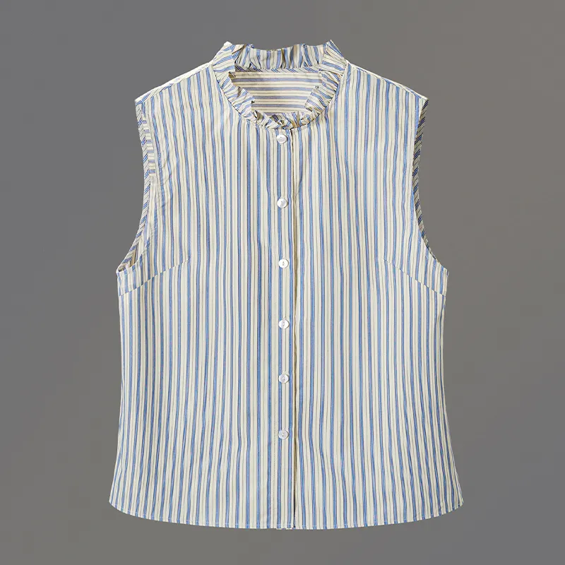 TOUCH Shirt Women's Blue Stripes-2