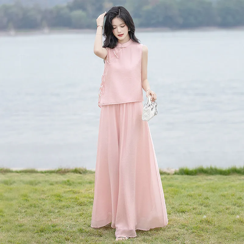 Cypress House Casual Suit Women's Pink-5