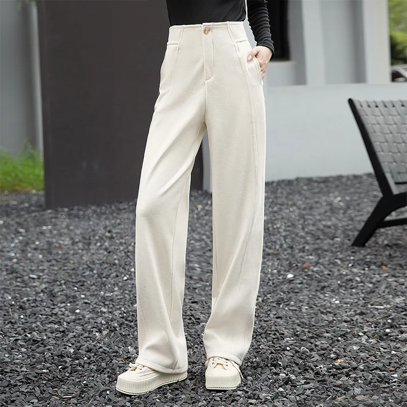 Cypress House Casual Pants Women's Ecru-1