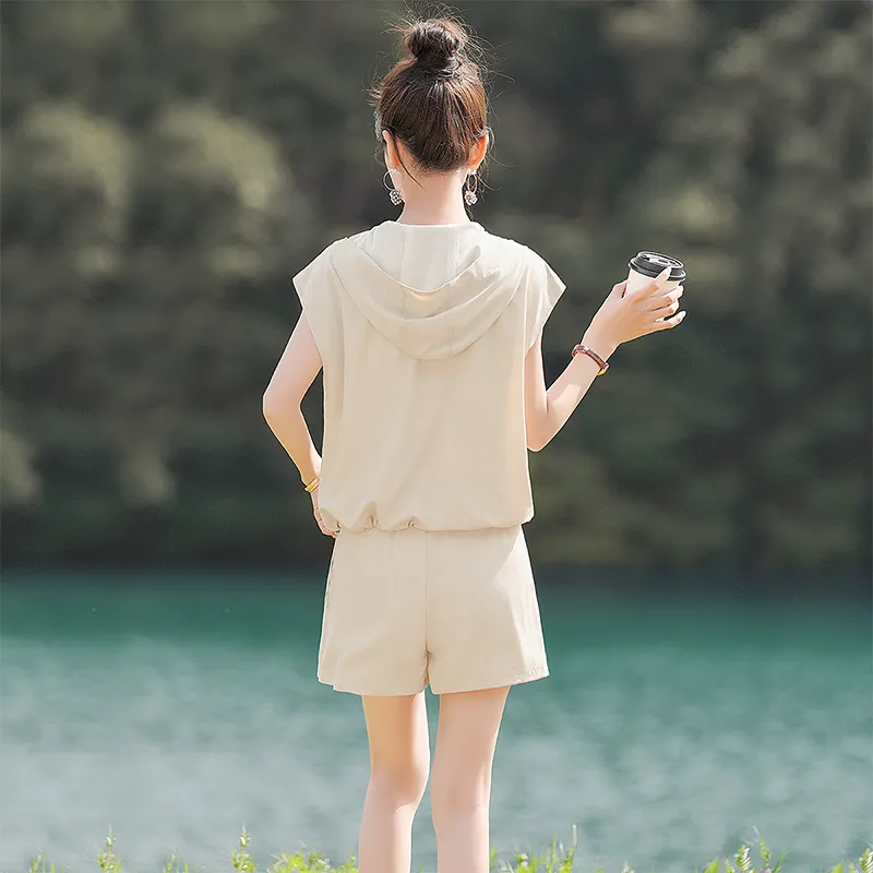 Cypress House Casual Suit Women's Beige-0