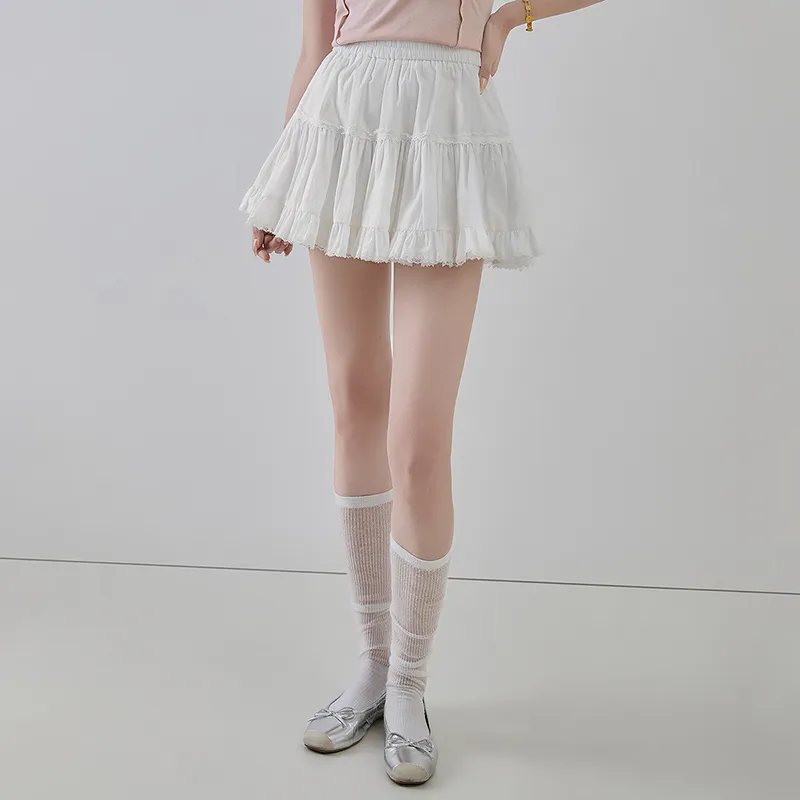 Cypress House Casual Short Skirts Women's White-5