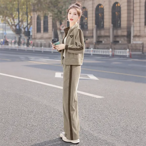 Cypress House Casual Suit Women's Gray Khaki