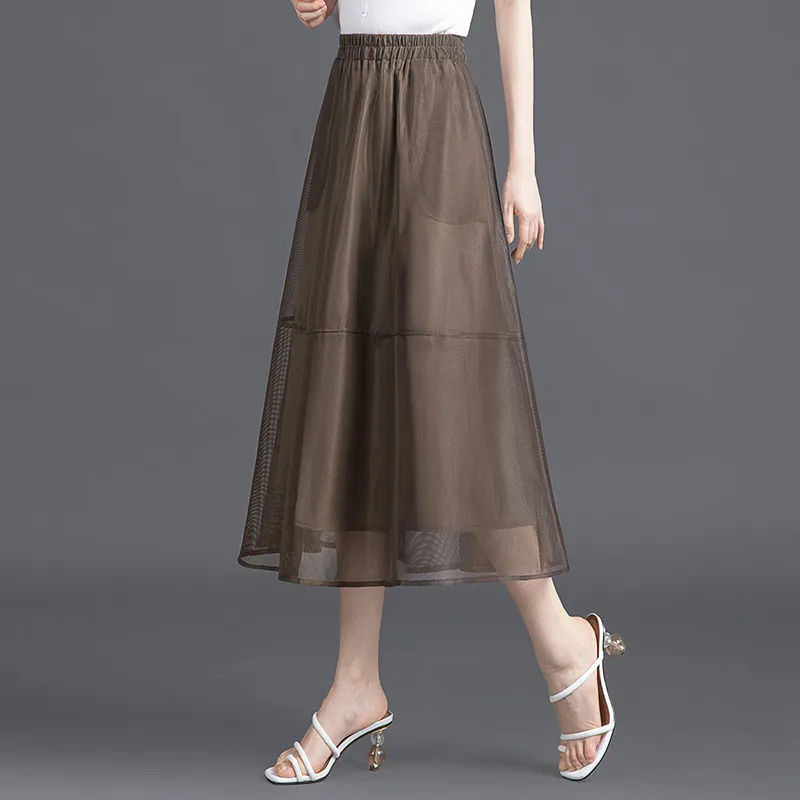 Cypress House Casual Long Skirts Women's Olive-6