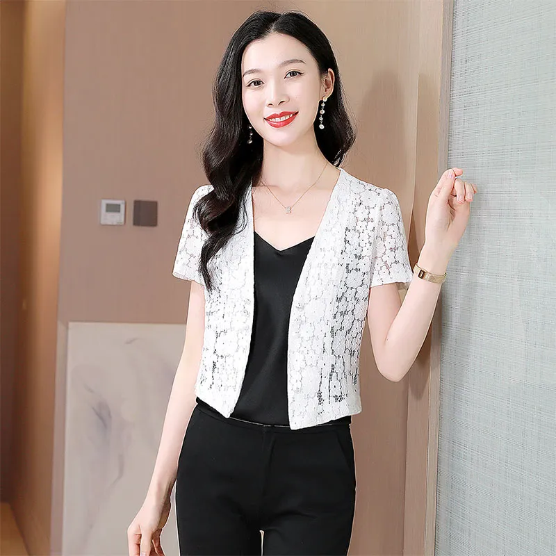 Cypress House Cropped Coat Women's White-3