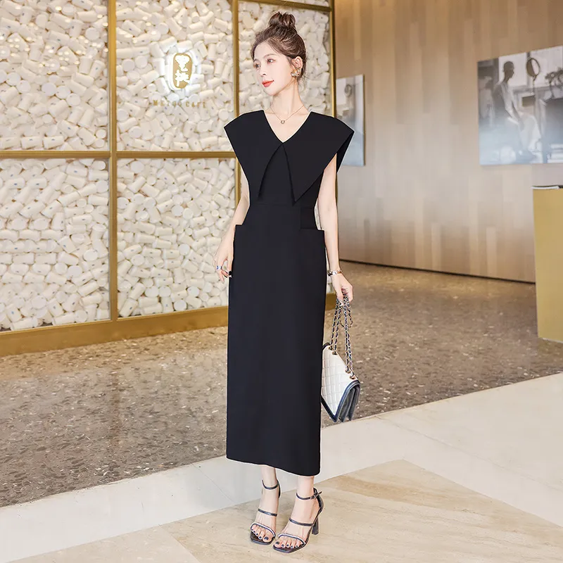 Cypress House Sleeveless Dress Women's Black-5
