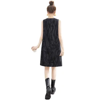 Cypress House Sleeveless Dress Women's Black Gray