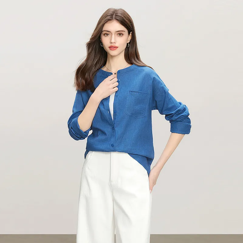 TOUCH Shirts Women's Dark Blue-4