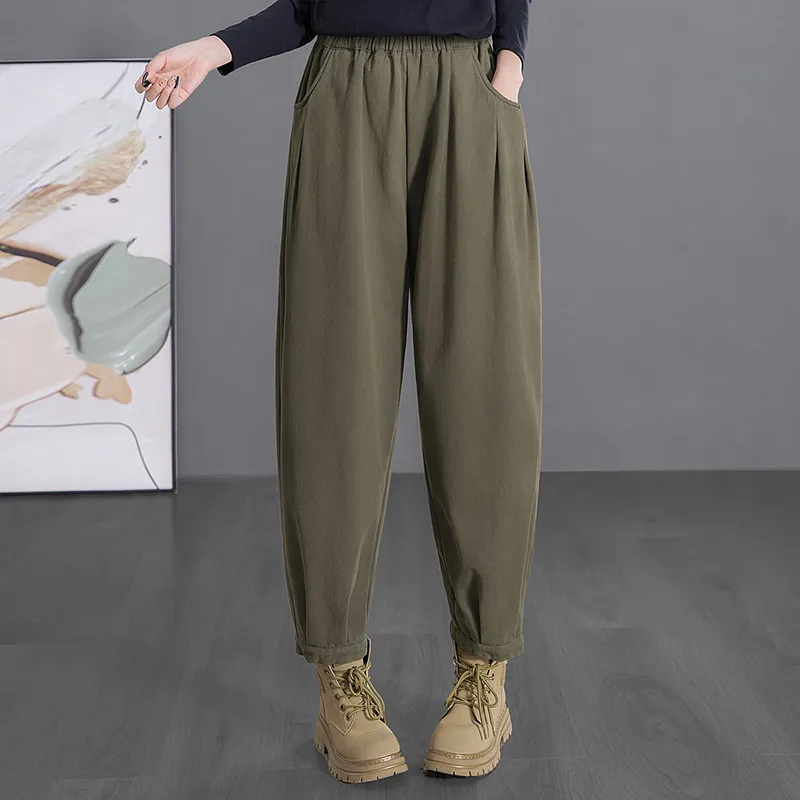 Cypress House Casual Pants Women's Dark Khaki-6