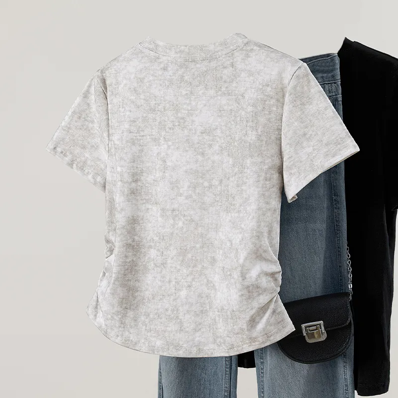 TOUCH Set in Sleeve T Shirt Women's-3