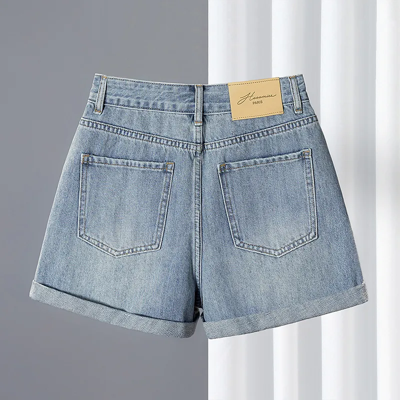 TOUCH Denim Shorts Women's Light Blue-2