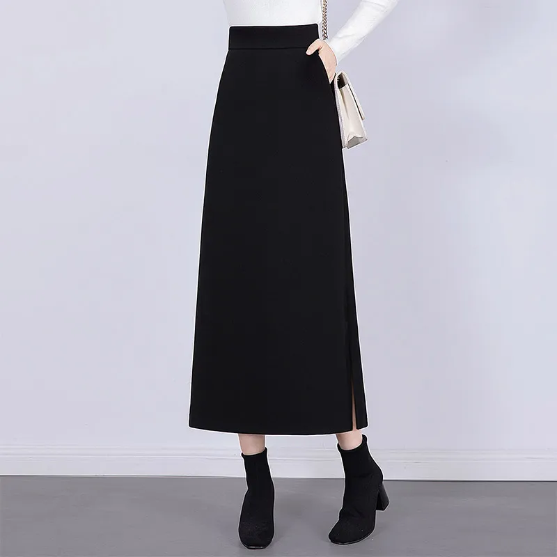 Cypress House Casual Long Skirt Women's Black-3
