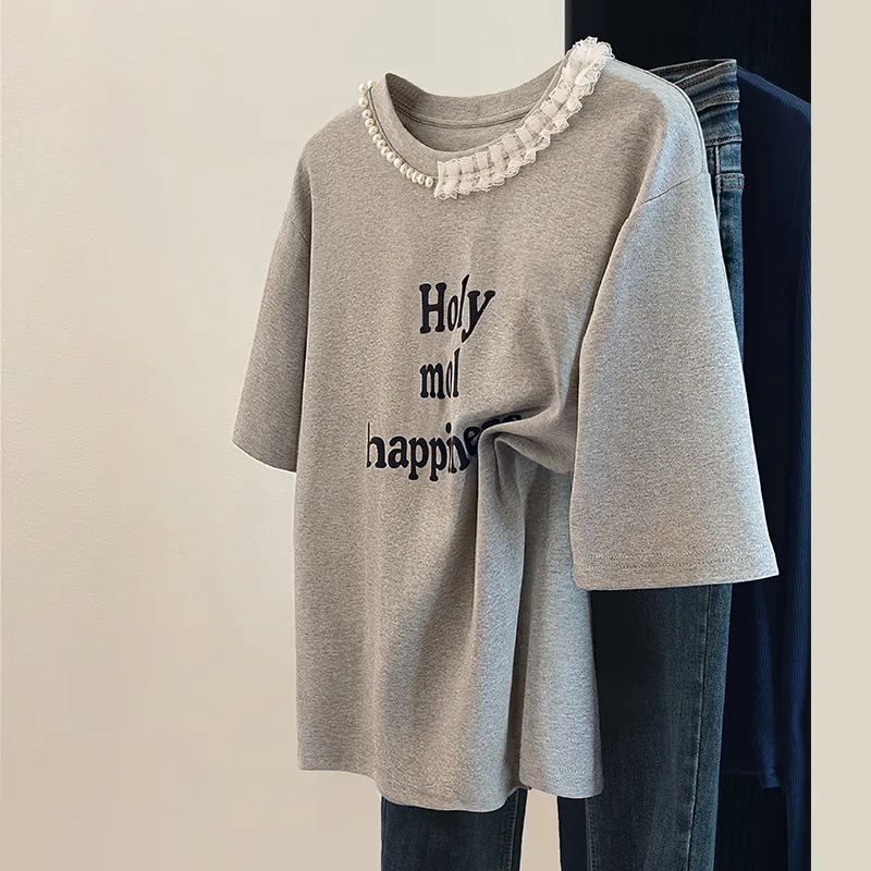 Cypress House T Shirt Women's Light Gray-2