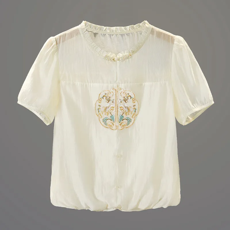 TOUCH Shirts Women's Beige-2