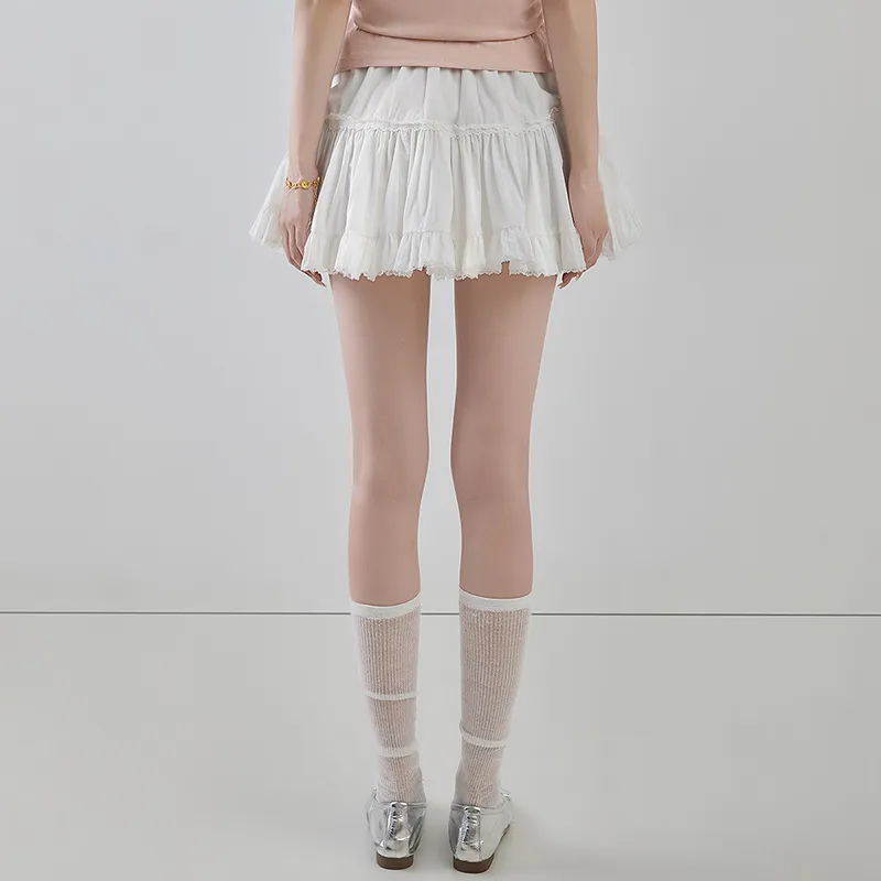 Cypress House Casual Short Skirts Women's White-3