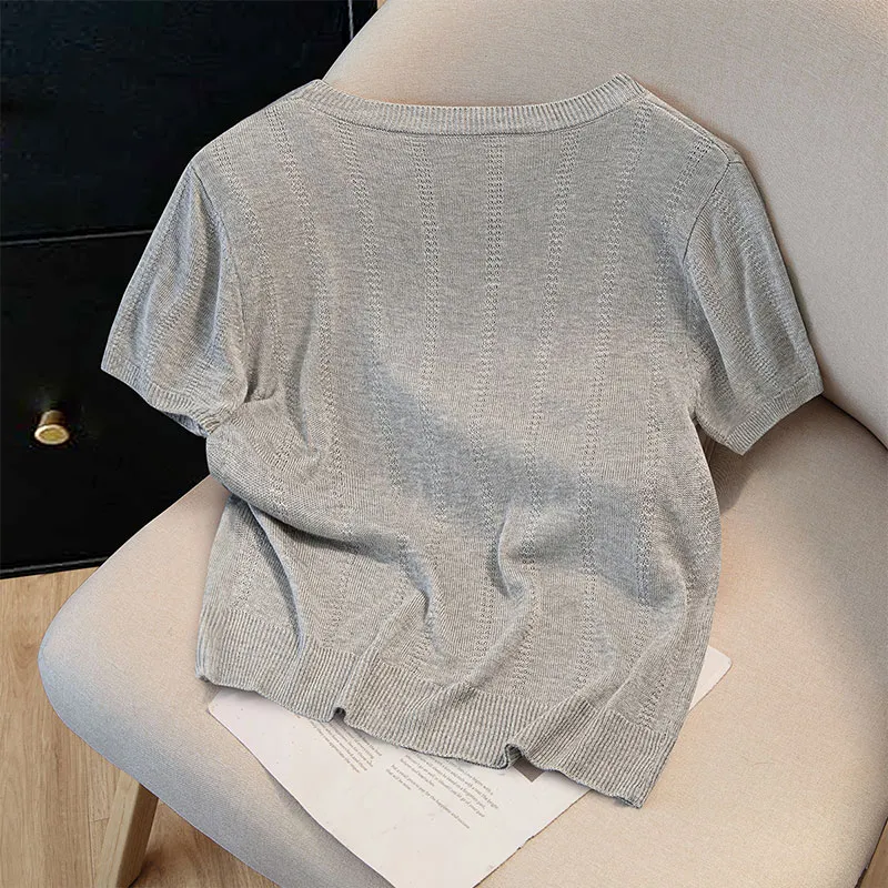Cypress House Knitwear Women's Light Gray-3