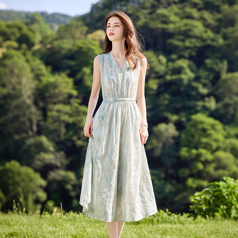 TOUCH Sleeveless Dresses Women's Turquoise-2