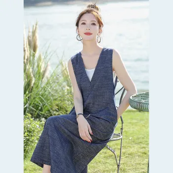 Cypress House Sleeveless Dress Women's Dark Blue