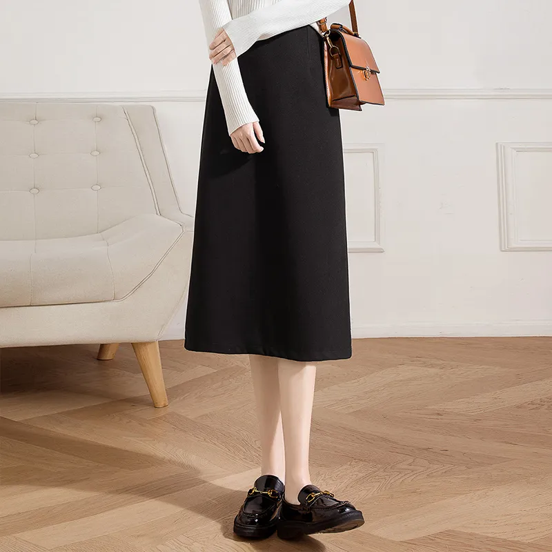 Cypress House Casual Long Skirt Women's Black-2