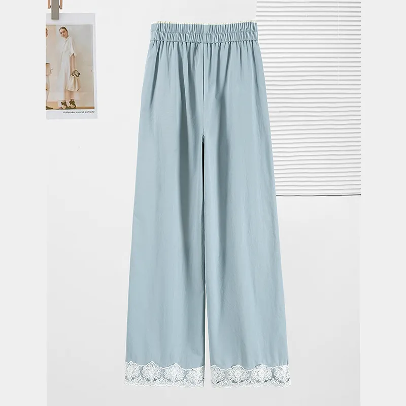 Cypress House Casual Pants Women's Light Blue-3