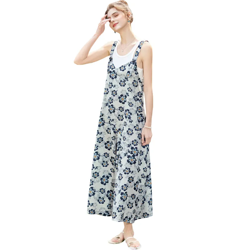 TOUCH Jumpsuit Women's Blue Green Multicolor-1