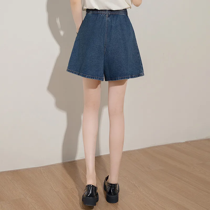 Cypress House Denim Shorts Women's Dark Blue-3
