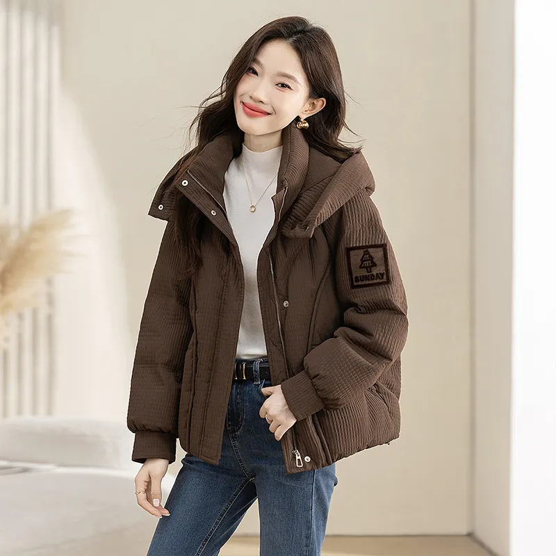 Cypress House Puffer Jacket Women's Dark Coffee-6