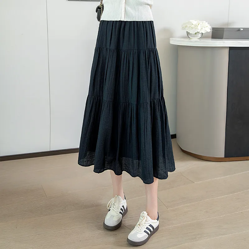 Cypress House Casual Long Skirts Women's Black-3