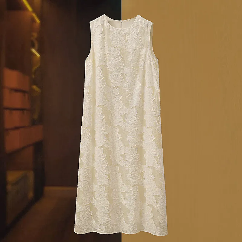 Cypress House Sleeveless Dress Women's Apricot-3